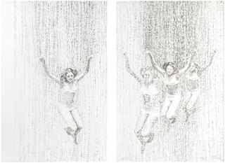 Wir, 2016
Acryl auf Papier, Collage auf Leinwand
Diptychon 230 x 325 cm