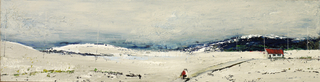 Ausszug,15 x 59 cm, Öl auf Holz, 500 €