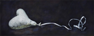 "Herzballon", Öl /Leinwand, 80 x 210 cm, 3800 €