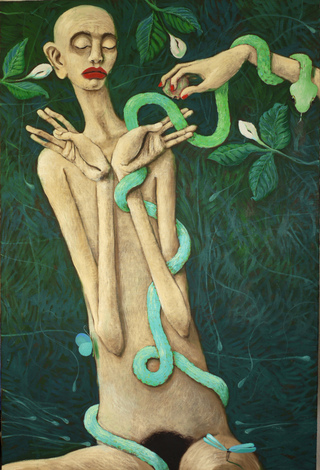 "Eva (Genisis)", Öl / Leinwand, 150 x 100 cm, 1750 €