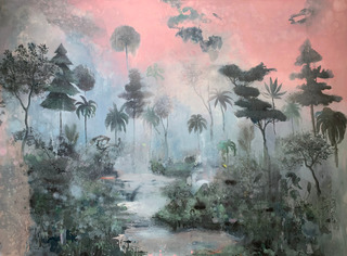 Wolkendschugel_Öl, Sprühfarbe auf Leinwand 170x230cm 5400€