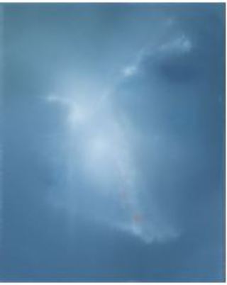 HIMMEL (SHINY SHINE), 2022, 30 x 24 cm, Öl auf Leinwand, 1100€