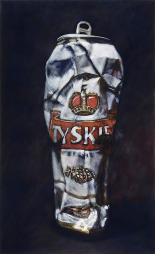 "Tyskie", Öl / Leinwand, 165x101cm, 3600€