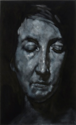 "Ophelia", Öl / Leinwand, 130x78cm, 2800€