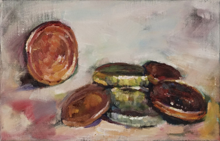 "Glückscent", Öl / Leinwand, 24x37cm, 900€